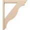 Ekena Millwork 6-in W x 38-in D x 46-in H Funston Trad Rough Cedar Woodgrain TimberThane Outlooker, Primed Tan OUTUR060X38X46FST04RCPR - alternate 5
